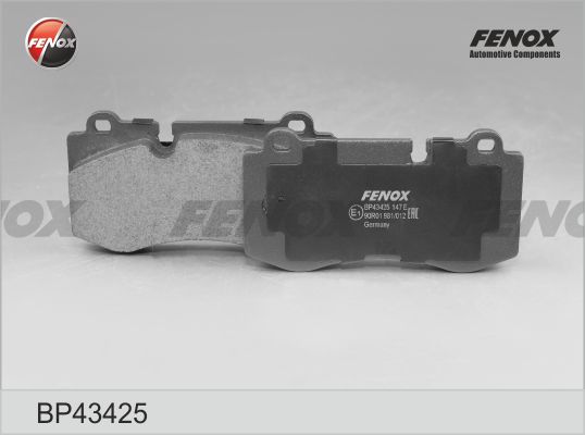 Комплект тормозных колодок дисковый тормоз FENOX BP43425