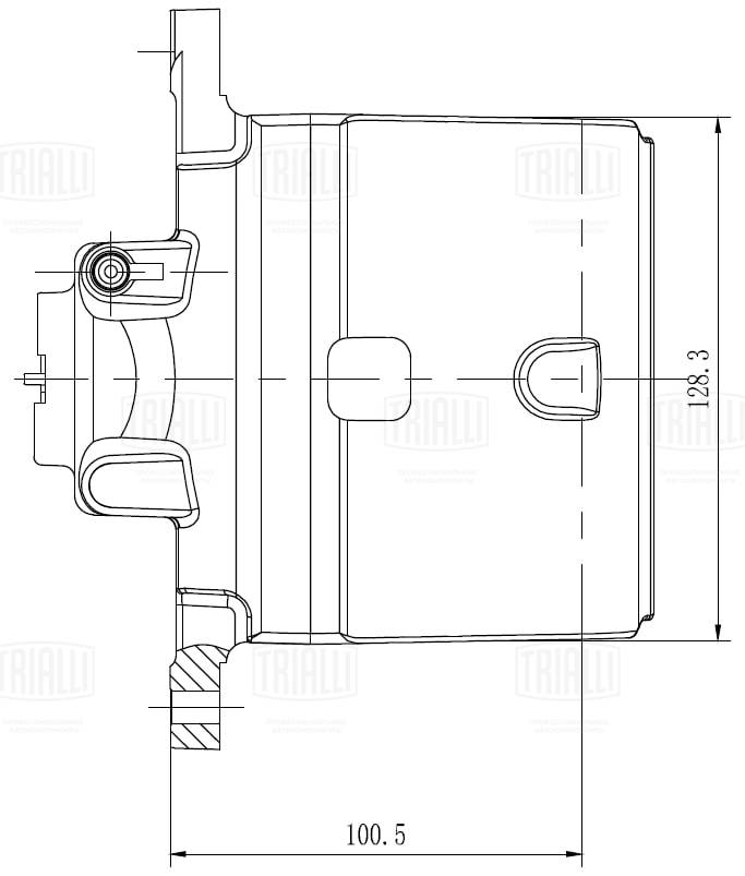 Тормозной суппорт TRIALLI CF 012116