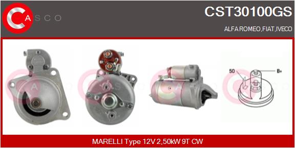 Стартер genuine CASCO CST30100GS
