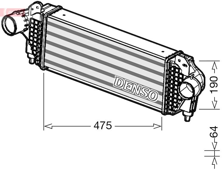 Интеркулер DENSO DIT01005