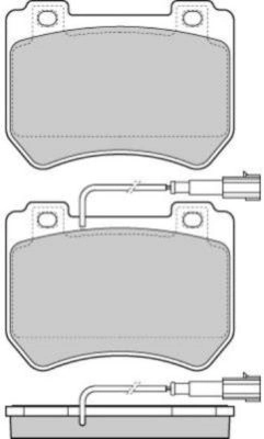 Комплект тормозных колодок дисковый тормоз FREMAX FBP-1671