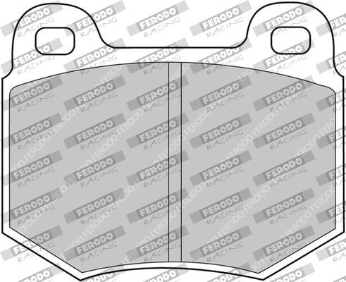 Комплект тормозных колодок дисковый тормоз ds2500 FERODO RACING FCP448H