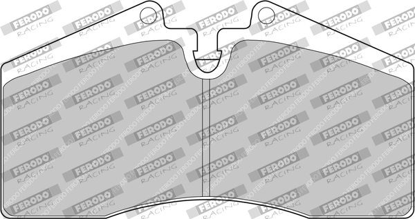 Комплект тормозных колодок дисковый тормоз ds3000 FERODO RACING FCP560R