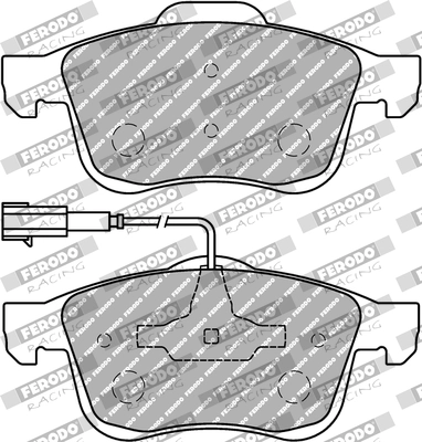 Комплект тормозных колодок дисковый тормоз ds performance FERODO RACING FDS1805