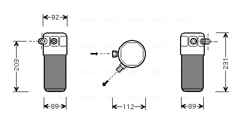 Осушитель кондиционер AVA QUALITY COOLING FTD105