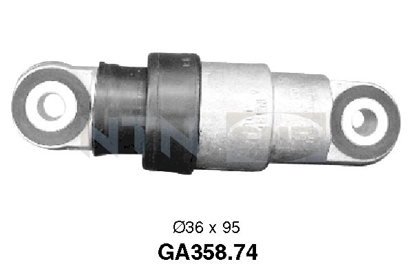 Натяжной ролик поликлиновой ремень SNR GA358.74