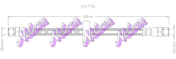 Тормозной шланг KAWE H3770