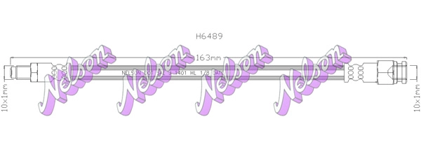 Тормозной шланг KAWE H6489