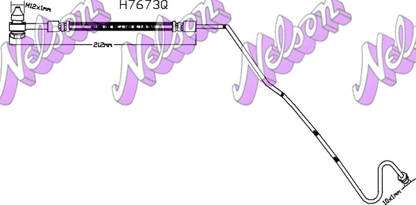 Тормозной шланг KAWE H7673Q