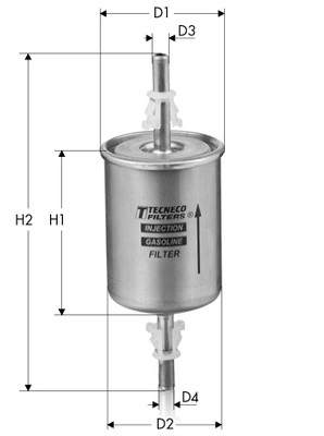 Топливный фильтр TECNECO FILTERS IN67