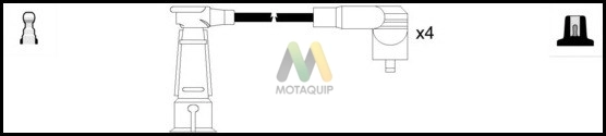 Комплект проводов зажигания MOTAQUIP LDRL1713