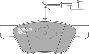 Комплект тормозных колодок дисковый тормоз MOTAQUIP LVXL1030