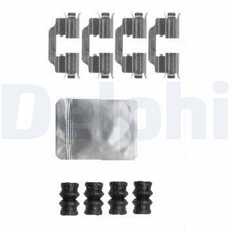 Комплектующие колодки дискового тормоза DELPHI LX0603