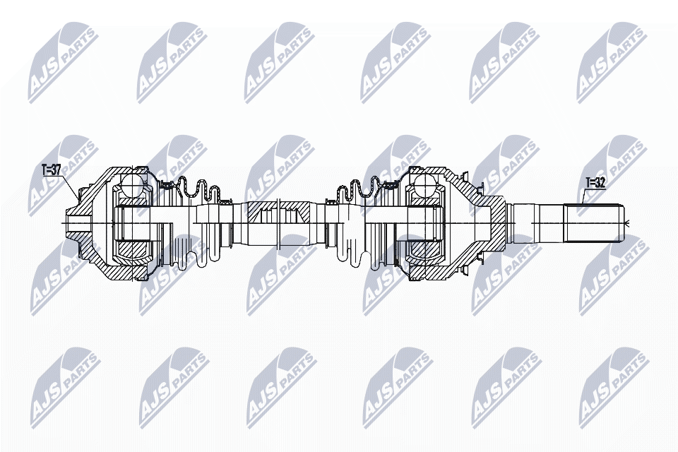 Приводной вал NTY NPW-BM-176