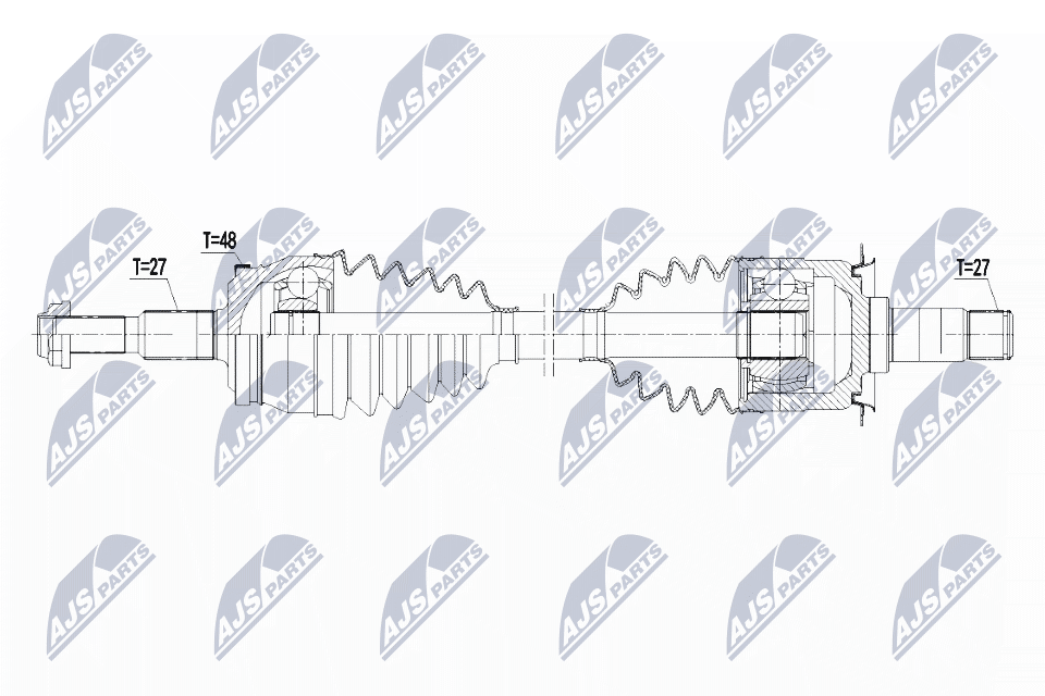 Приводной вал NTY NPW-CH-088