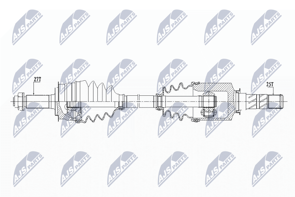 Приводной вал NTY NPW-SB-027