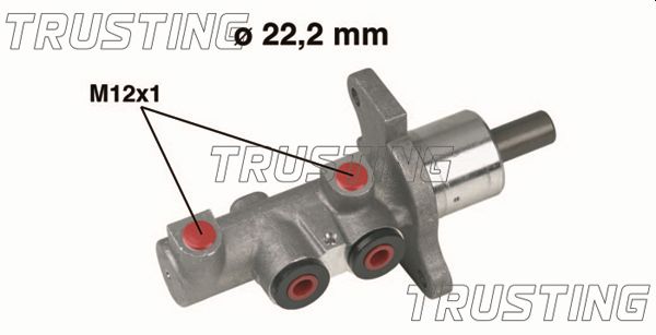Главный тормозной цилиндр TRUSTING PF239