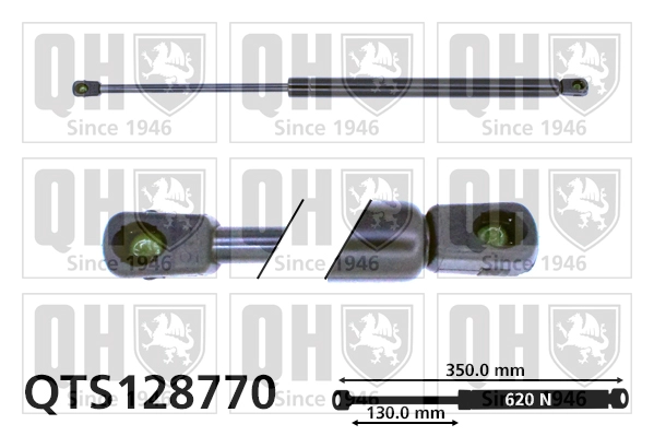 Газовая пружина крышка багажник QUINTON HAZELL QTS128770