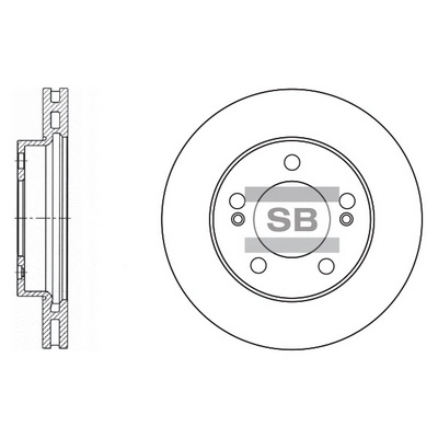 Тормозной диск HI-Q SD3024