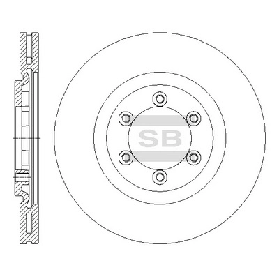 Тормозной диск HI-Q SD3051