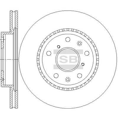 Тормозной диск HI-Q SD4811