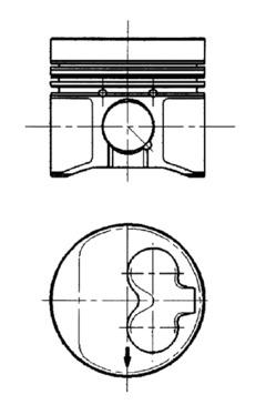 Поршень WILMINK GROUP WG1022259