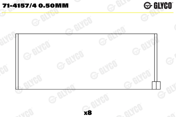 Комплект вкладышей WILMINK GROUP WG1094469
