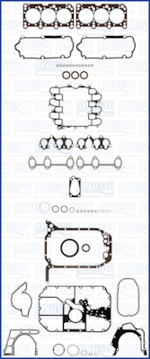 Комплект прокладок двигатель WILMINK GROUP WG1165003