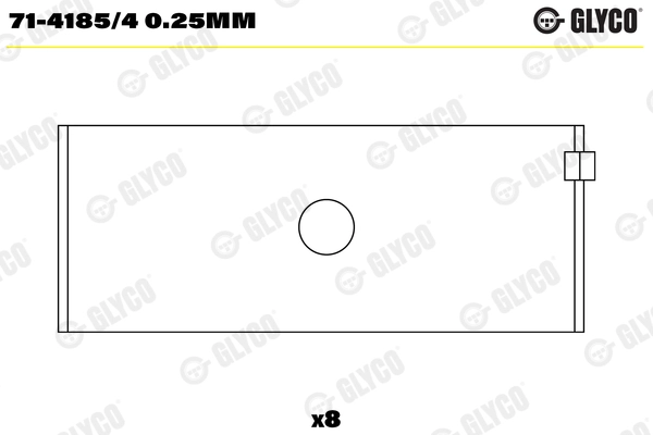 Комплект вкладышей WILMINK GROUP WG1185589