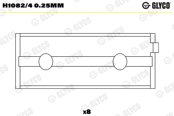 Комплект подшипников коленчатого вала WILMINK GROUP WG1186184