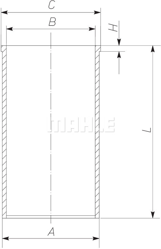 Гильза цилиндра WILMINK GROUP WG1787963