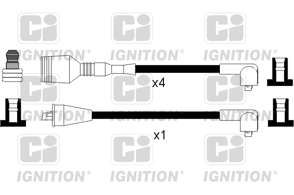 Комплект проводов зажигания ci QUINTON HAZELL XC964