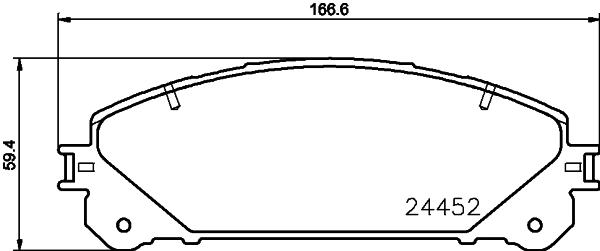 Комплект тормозных колодок дисковый тормоз strong ceramic NISSHINBO NP1109SC