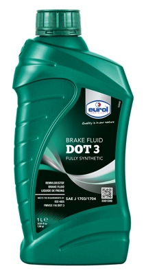 Тормозная жидкость eurol brake fluid dot 3 EUROL E801300-1L