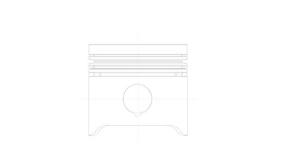 Поршень MAHLE/KNECHT 001 76 01