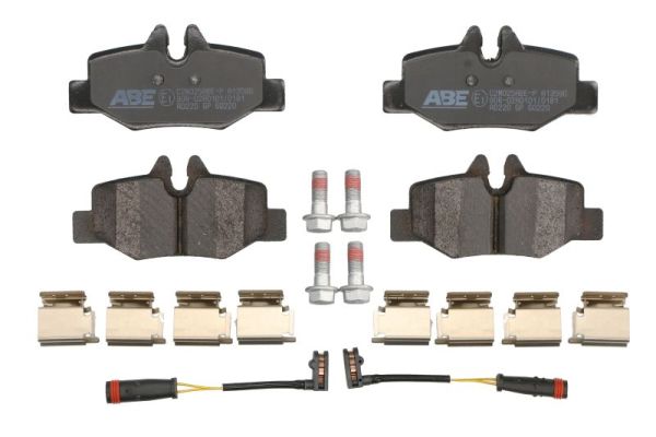 Комплект тормозных колодок дисковый тормоз ABE C2M025ABE-P