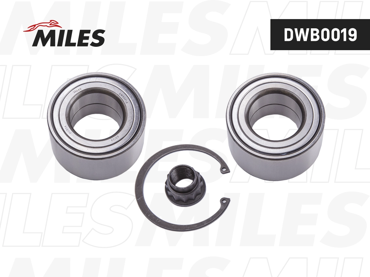 Комплект подшипника ступицы колеса MILES DWB0019