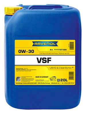 Моторное масло ravenol vsf sae 0w-30 RAVENOL 1111107-020-01-999