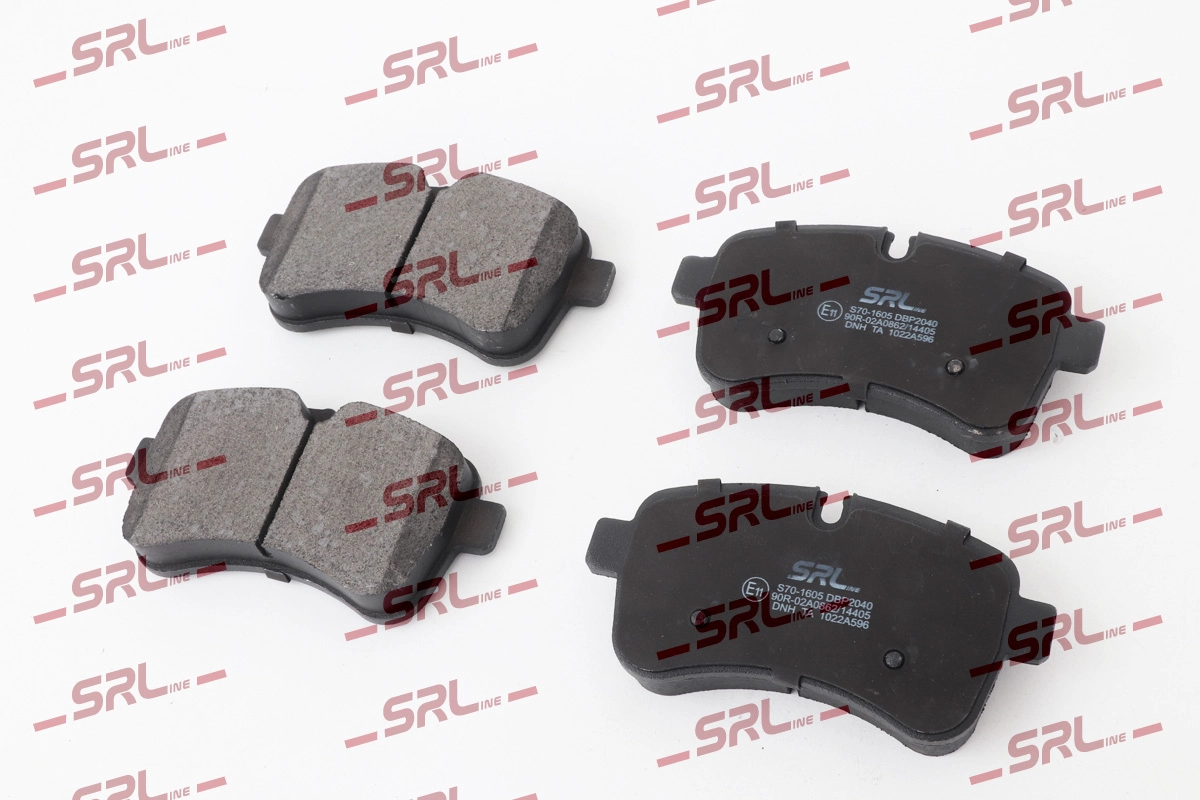 Комплект тормозных колодок дисковый тормоз SRLINE S70-1605