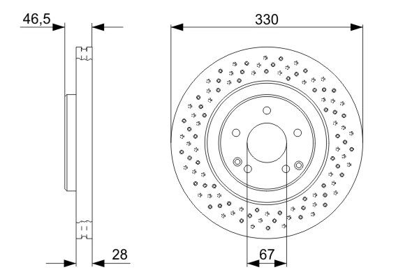 Тормозной диск BOSCH 0 986 479 C76