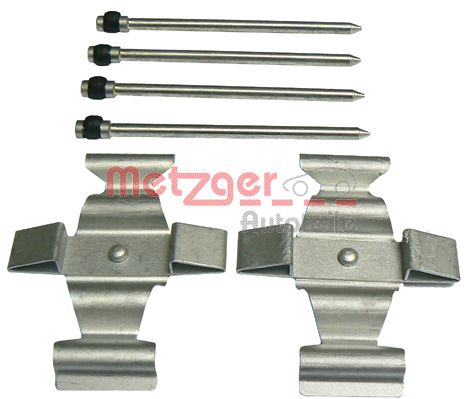 Комплектующие колодки дискового тормоза METZGER 109-1804