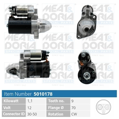 Стартер MEAT & DORIA 5010178