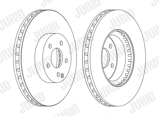 Тормозной диск JURID 562647JC-1