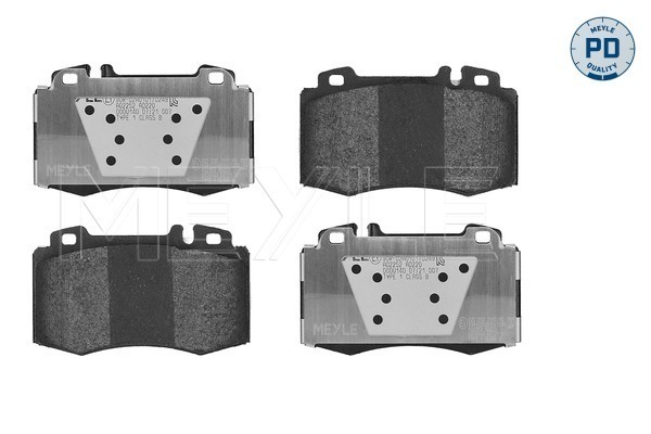 Комплект тормозных колодок дисковый тормоз meyle-pd advanced performance and design. MEYLE 025 232 7117/PD