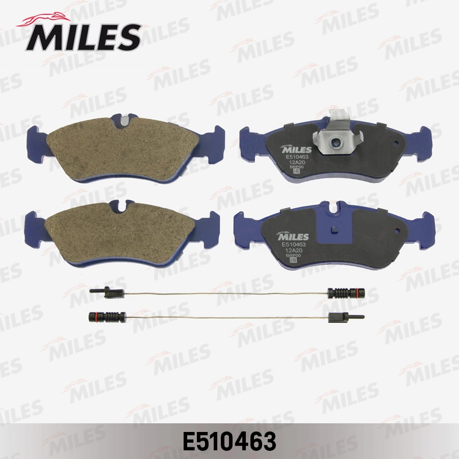 Комплект тормозных колодок дисковый тормоз MILES E510463