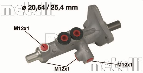 Главный тормозной цилиндр METELLI 05-0628