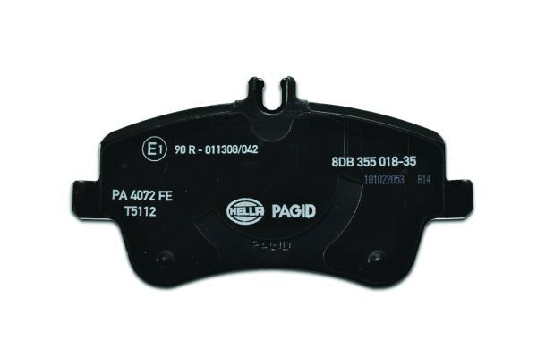 Комплект тормозных колодок дисковый тормоз HELLA/BEHR/PAGID 8DB 355 018-351