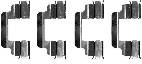 Комплектующие колодки дискового тормоза HELLA/BEHR/PAGID 8DZ 355 202-701