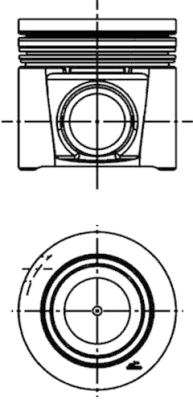 Поршень KOLBENSCHMIDT 41707600
