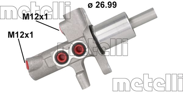Главный тормозной цилиндр METELLI 05-0890